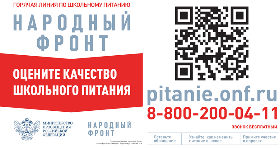 Баннер Народный фронт.